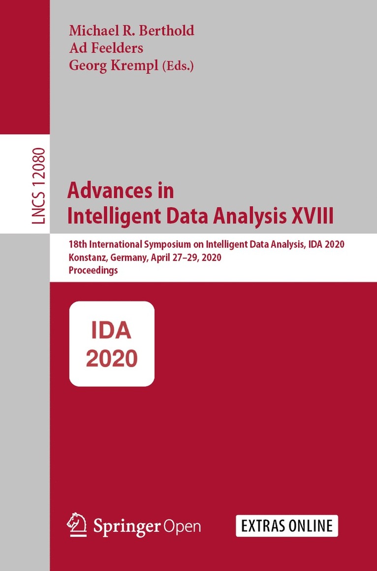 Michael R. Berthold, Ad Feelders, Georg Krempl - Advances in Intelligent Data Analysis XVIII, Häftad