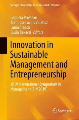 bokomslag Innovation in Sustainable Management and Entrepreneurship