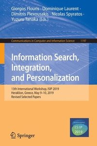 bokomslag Information Search, Integration, and Personalization