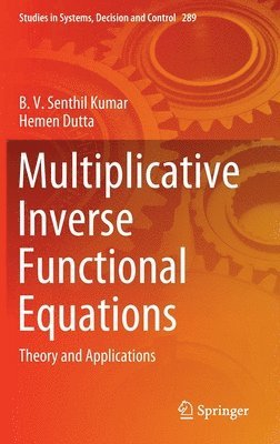 bokomslag Multiplicative Inverse Functional Equations