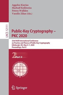 bokomslag Public-Key Cryptography  PKC 2020