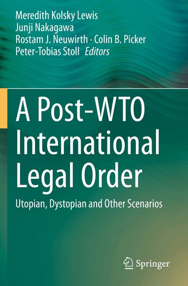 Meredith Kolsky Lewis, Junji Nakagawa, Rostam J. Neuwirth, Colin B. Picker, Peter-Tobias Stoll - Post-WTO International Legal Order, Häftad