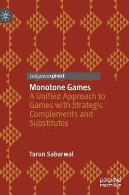 bokomslag Monotone Games