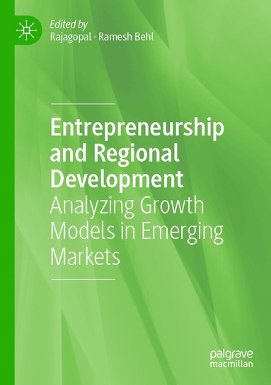 Rajagopal, Ramesh Behl - Entrepreneurship and Regional Development, Häftad