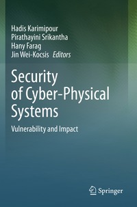 bokomslag Security of Cyber-Physical Systems