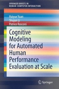 bokomslag Cognitive Modeling for Automated Human Performance Evaluation at Scale