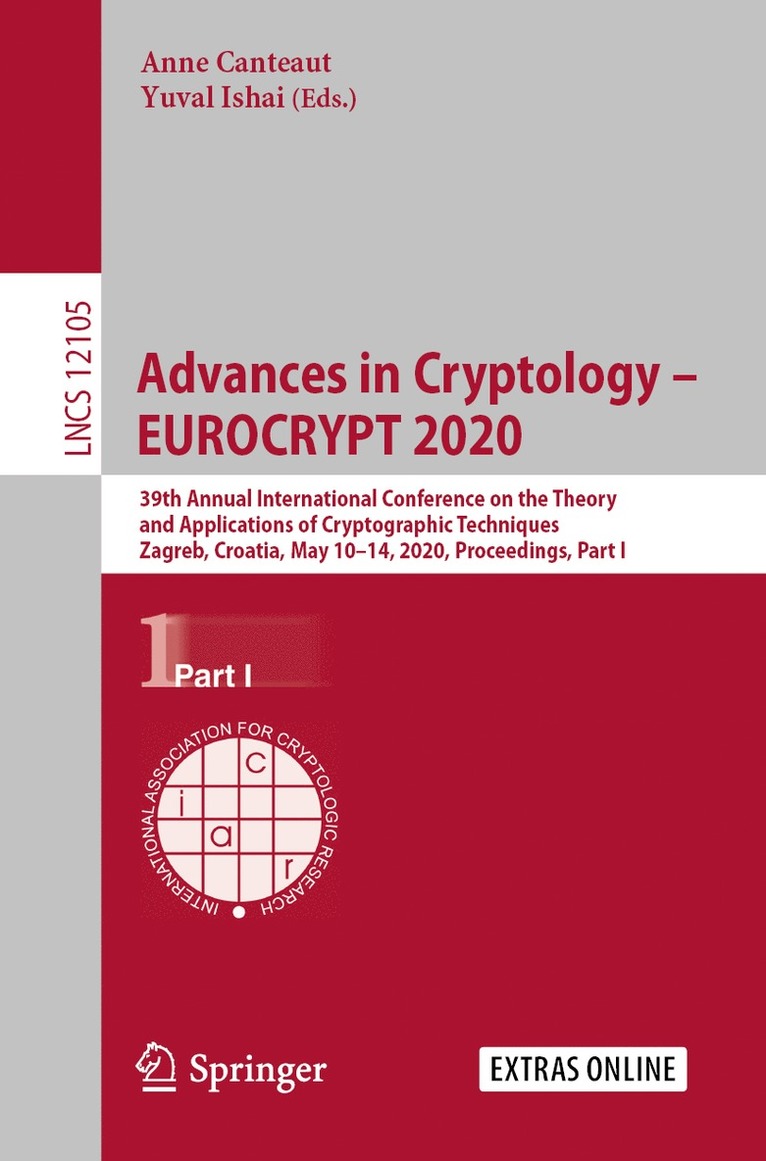 Anne Canteaut, Yuval Ishai - Advances in Cryptology – EUROCRYPT 2020, Häftad