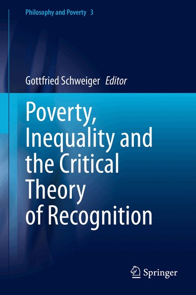 Gottfried Schweiger - Poverty, Inequality and the Critical Theory of Recognition, Inbunden