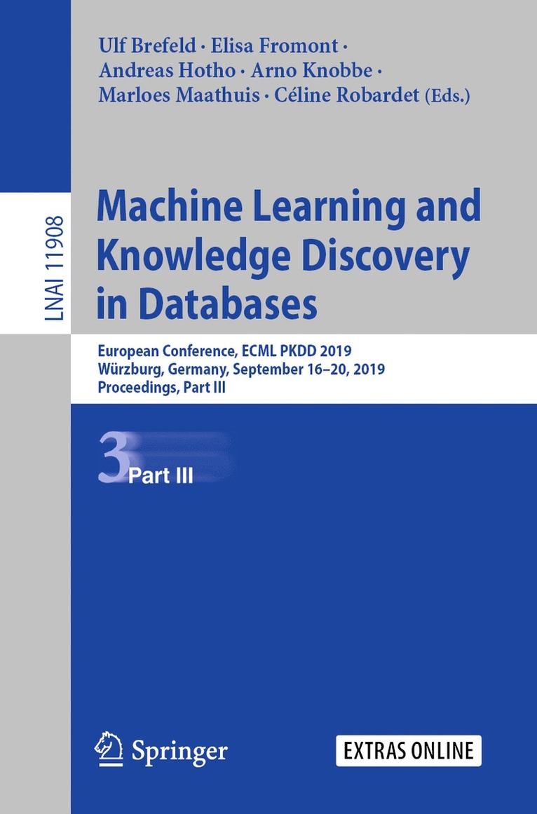 Machine Learning and Knowledge Discovery in Databases 1