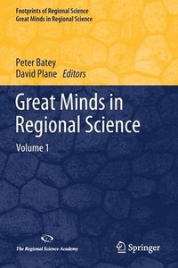 bokomslag Great Minds in Regional Science