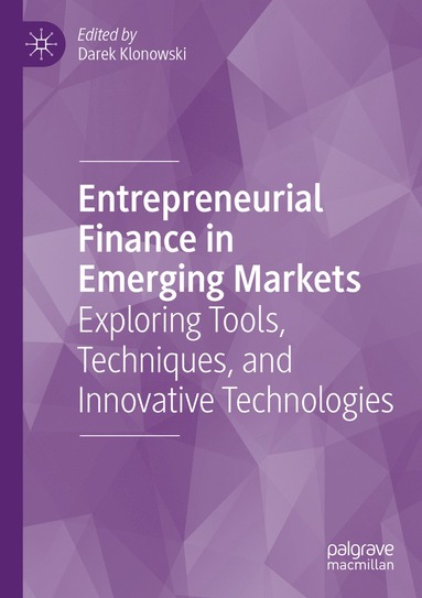 bokomslag Entrepreneurial Finance in Emerging Markets