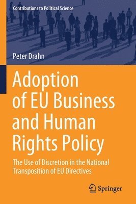 Adoption of EU Business and Human Rights Policy 1