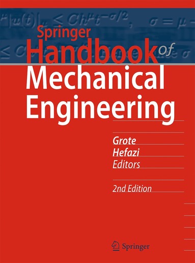 Karl-Heinrich Grote, Hamid Hefazi - Springer Handbook of Mechanical Engineering, Inbunden