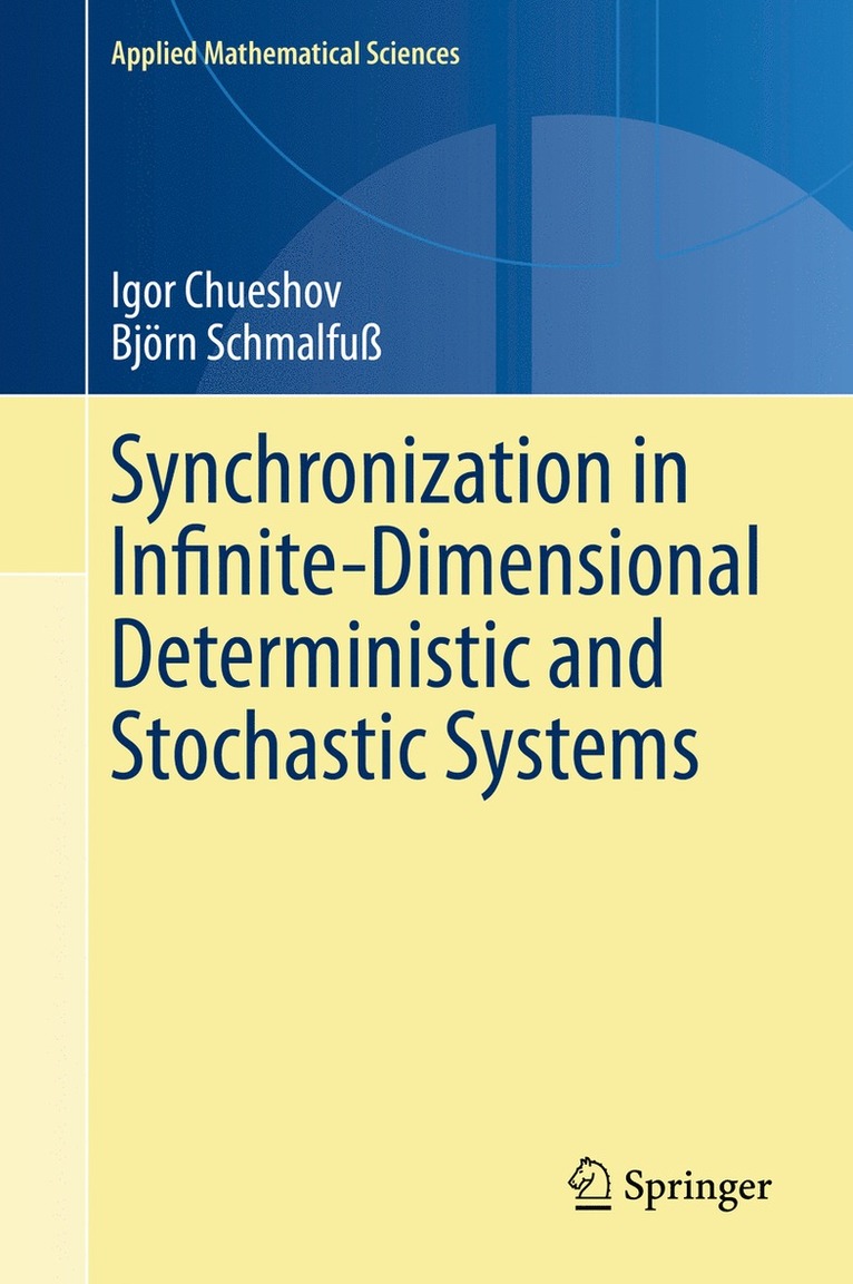 Synchronization in Infinite-Dimensional Deterministic and Stochastic Systems 1