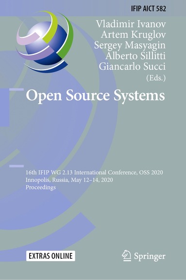 Vladimir Ivanov, Artem Kruglov, Sergey Masyagin, Alberto Sillitti, Giancarlo Succi - Open Source Systems, Inbunden
