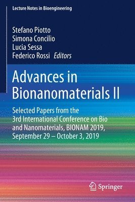 Advances in Bionanomaterials II 1