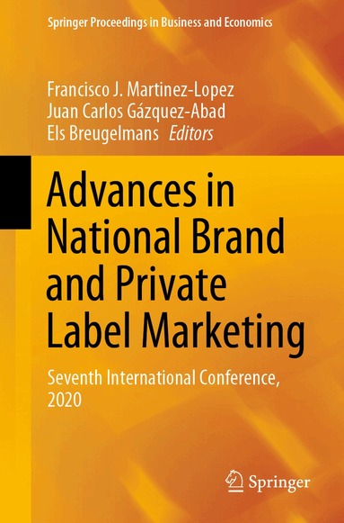 Francisco J. Martinez-Lopez, Juan Carlos Gázquez-Abad, Els Breugelmans - Advances in National Brand and Private Label Marketing, Häftad