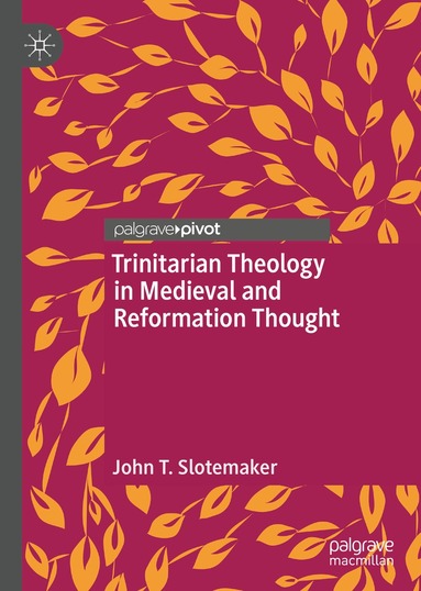John T. Slotemaker - Trinitarian Theology in Medieval and Reformation Thought, Inbunden