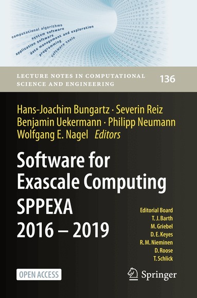 Hans-Joachim Bungartz, Severin Reiz, Benjamin Uekermann, Philipp Neumann, Wolfgang E. Nagel - Software for Exascale Computing - SPPEXA 2016-2019, Häftad