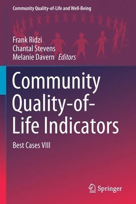 Frank Ridzi, Chantal Stevens, Melanie Davern - Community Quality-of-Life Indicators, Häftad