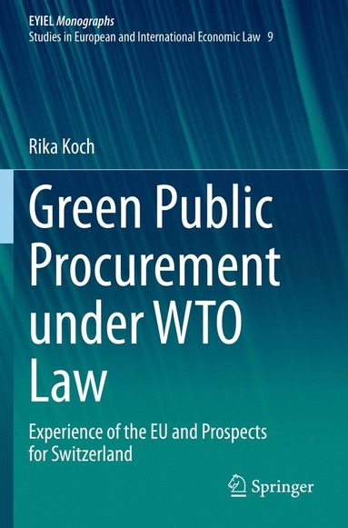 bokomslag Green Public Procurement under WTO Law
