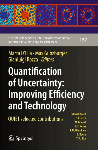 Marta D'Elia, Max Gunzburger, Gianluigi Rozza - Quantification of Uncertainty: Improving Efficiency and Technology, Häftad