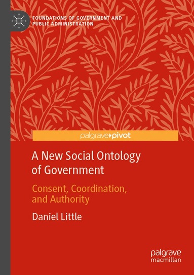 Daniel Little - New Social Ontology of Government, Häftad