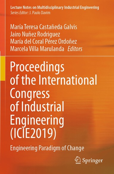 bokomslag Proceedings of the International Congress of Industrial Engineering (ICIE2019)