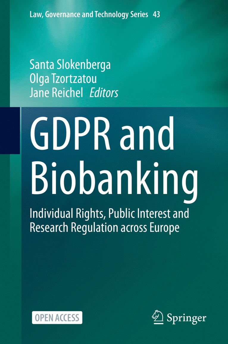 GDPR and Biobanking 1