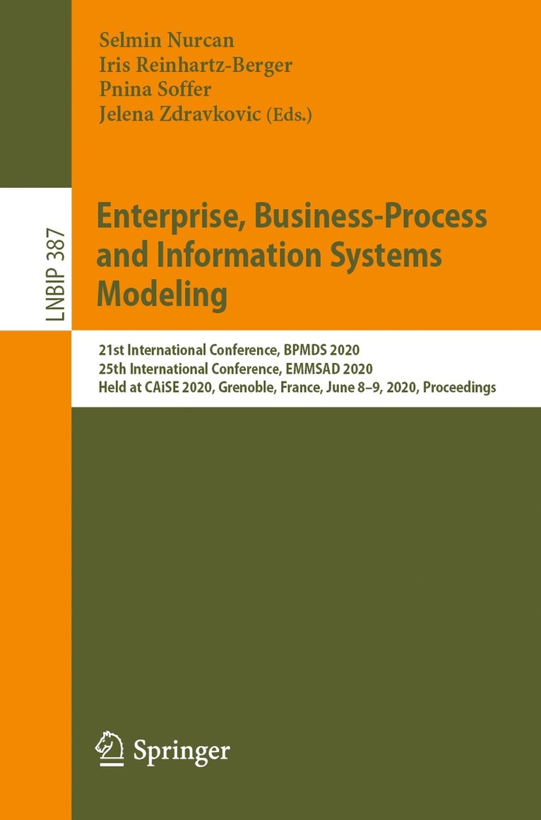 Enterprise, Business-Process and Information Systems Modeling 1