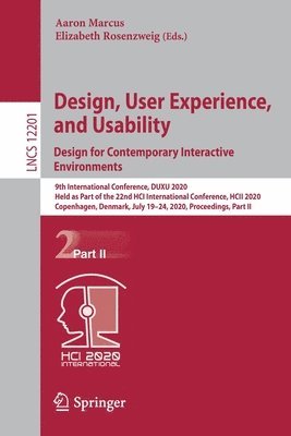 Design, User Experience, and Usability. Design for Contemporary Interactive Environments 1