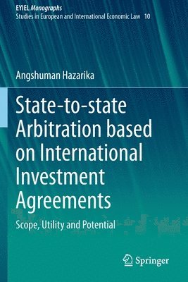 bokomslag State-to-state Arbitration based on International Investment Agreements