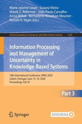 bokomslag Information Processing and Management of Uncertainty in Knowledge-Based Systems