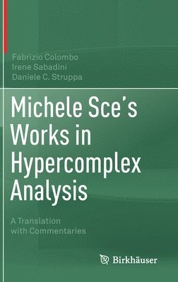 bokomslag Michele Sce's Works in Hypercomplex Analysis