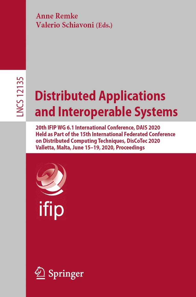 Distributed Applications and Interoperable Systems 1