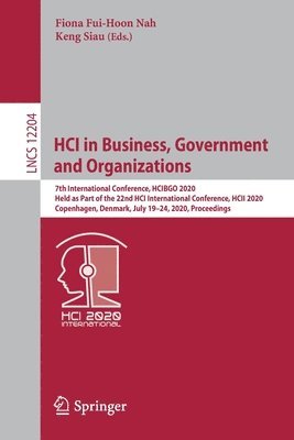 bokomslag HCI in Business, Government and Organizations