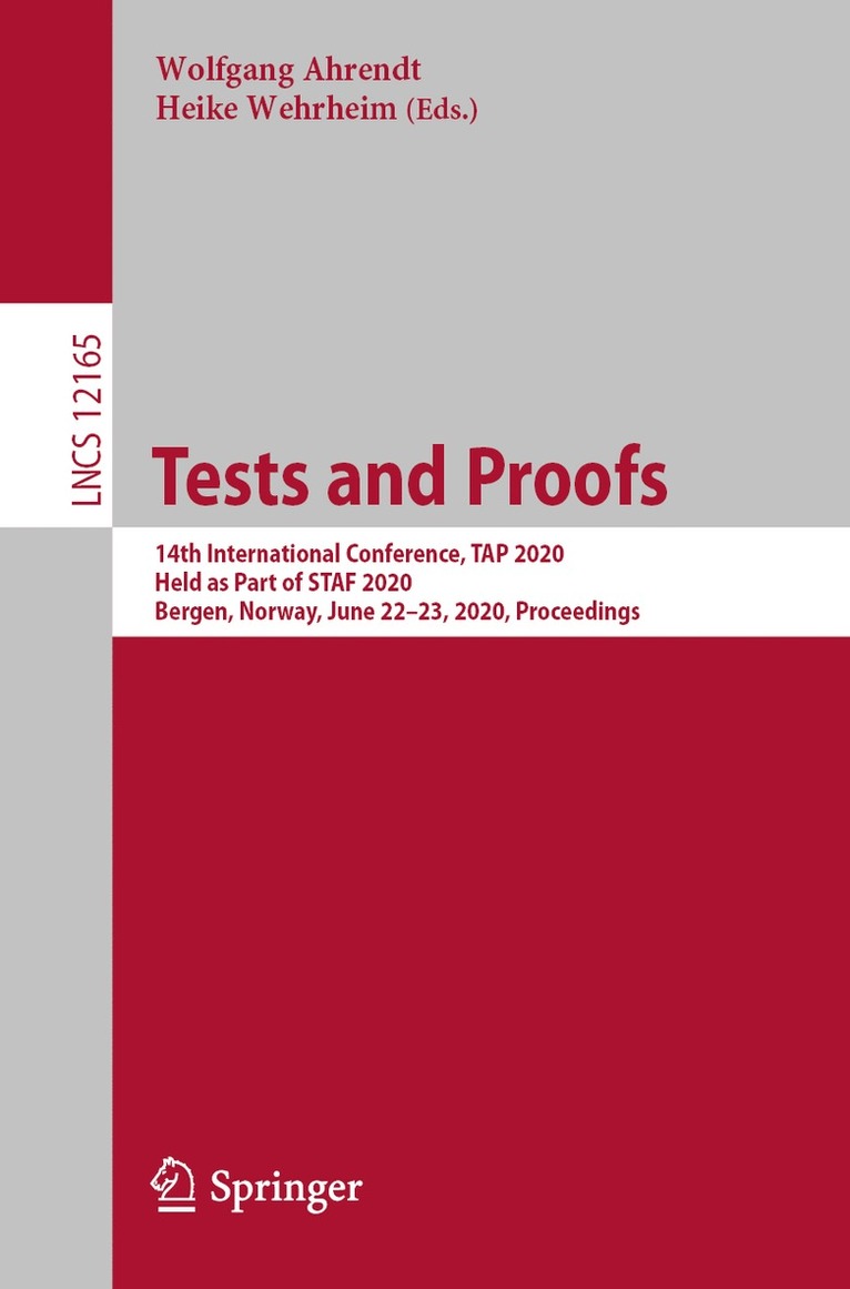 Tests and Proofs 1