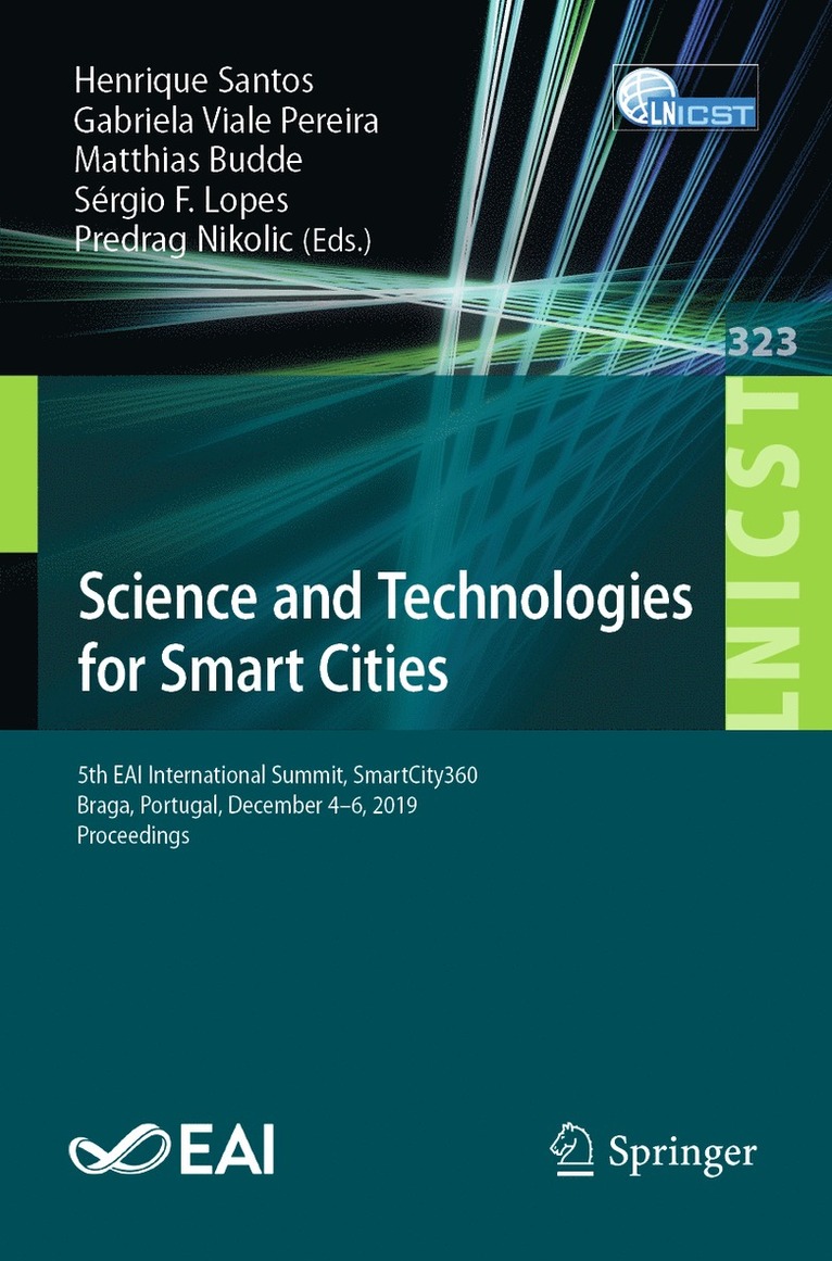 Science and Technologies for Smart Cities 1