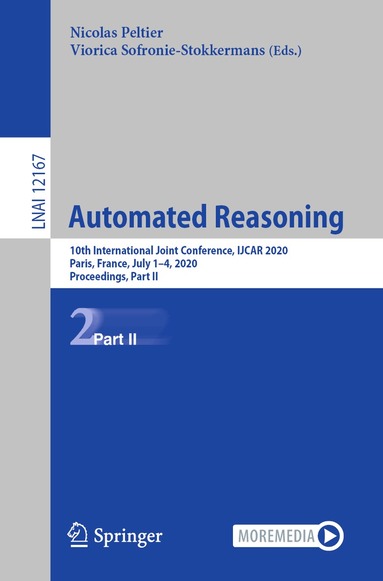 Nicolas Peltier, Viorica Sofronie-Stokkermans - Automated Reasoning, Häftad