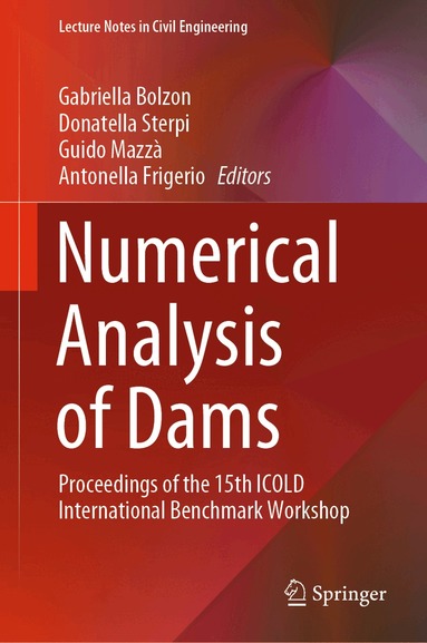 Gabriella Bolzon, Donatella Sterpi, Guido Mazzà, Antonella Frigerio - Numerical Analysis of Dams, Inbunden
