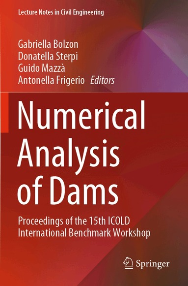Gabriella Bolzon, Donatella Sterpi, Guido Mazzà, Antonella Frigerio - Numerical Analysis of Dams, Häftad