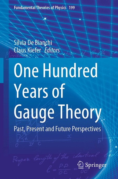 Silvia De Bianchi, Claus Kiefer - One Hundred Years of Gauge Theory, Häftad