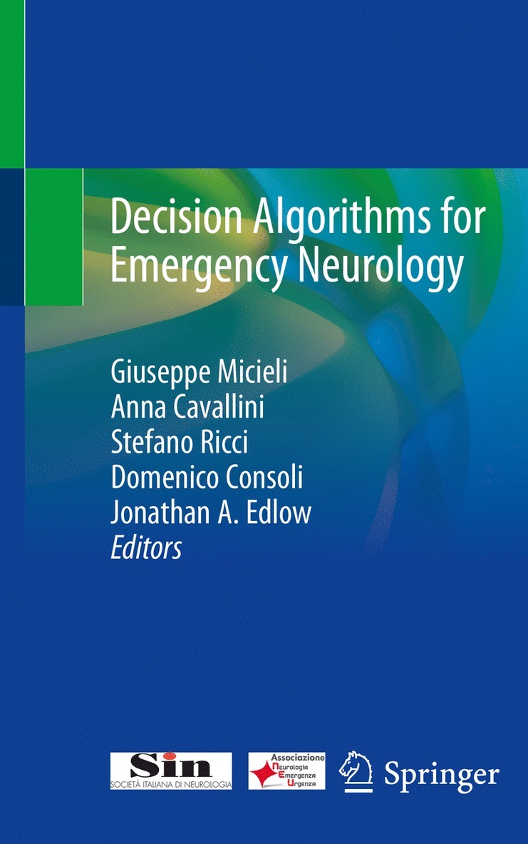 Giuseppe Micieli, Anna Cavallini, Stefano Ricci, Domenico Consoli, Jonathan A. Edlow - Decision Algorithms for Emergency Neurology, Häftad