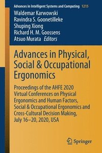 bokomslag Advances in Physical, Social & Occupational Ergonomics