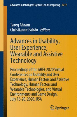 Advances in Usability, User Experience, Wearable and Assistive Technology 1