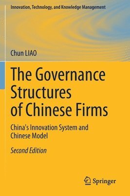 bokomslag Governance Structures of Chinese Firms