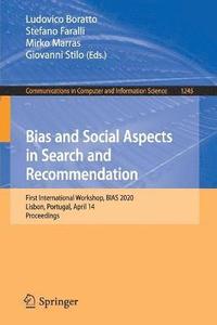 bokomslag Bias and Social Aspects in Search and Recommendation