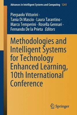 bokomslag Methodologies and Intelligent Systems for Technology Enhanced Learning, 10th International Conference