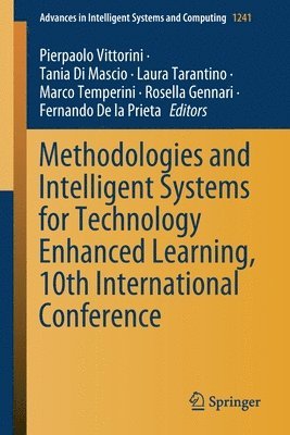 Methodologies and Intelligent Systems for Technology Enhanced Learning, 10th International Conference 1