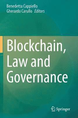 Blockchain, Law and Governance 1